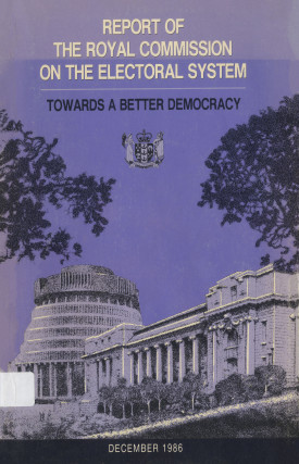 Report of the Royal Commission on the Electoral System