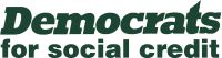 Democrats for Social Credit logo April 2008